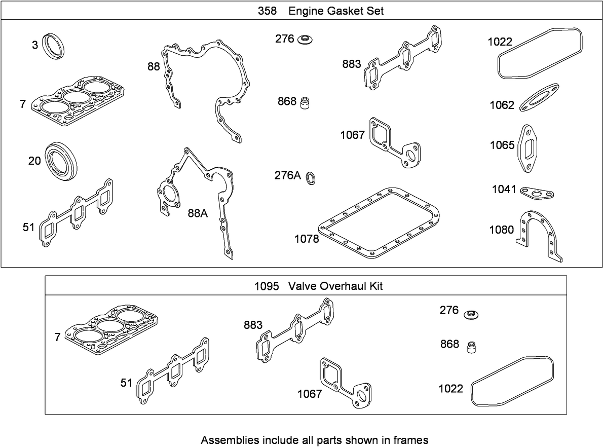 Engine Gasket Set