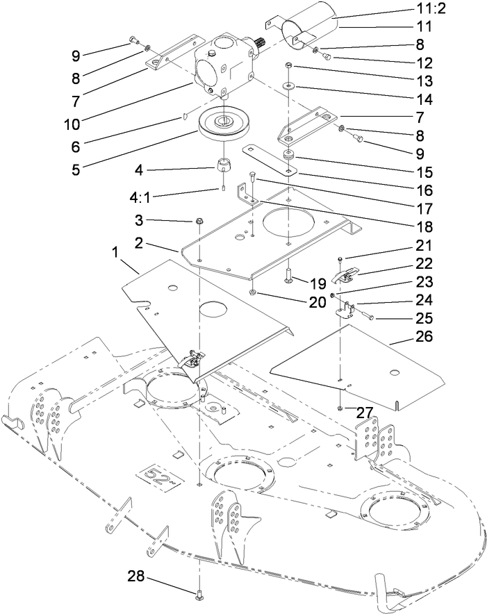 Cover and Gearbox Assembly