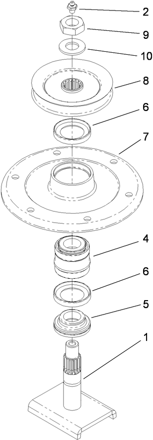Drive Spindle Assembly No. 27-0870