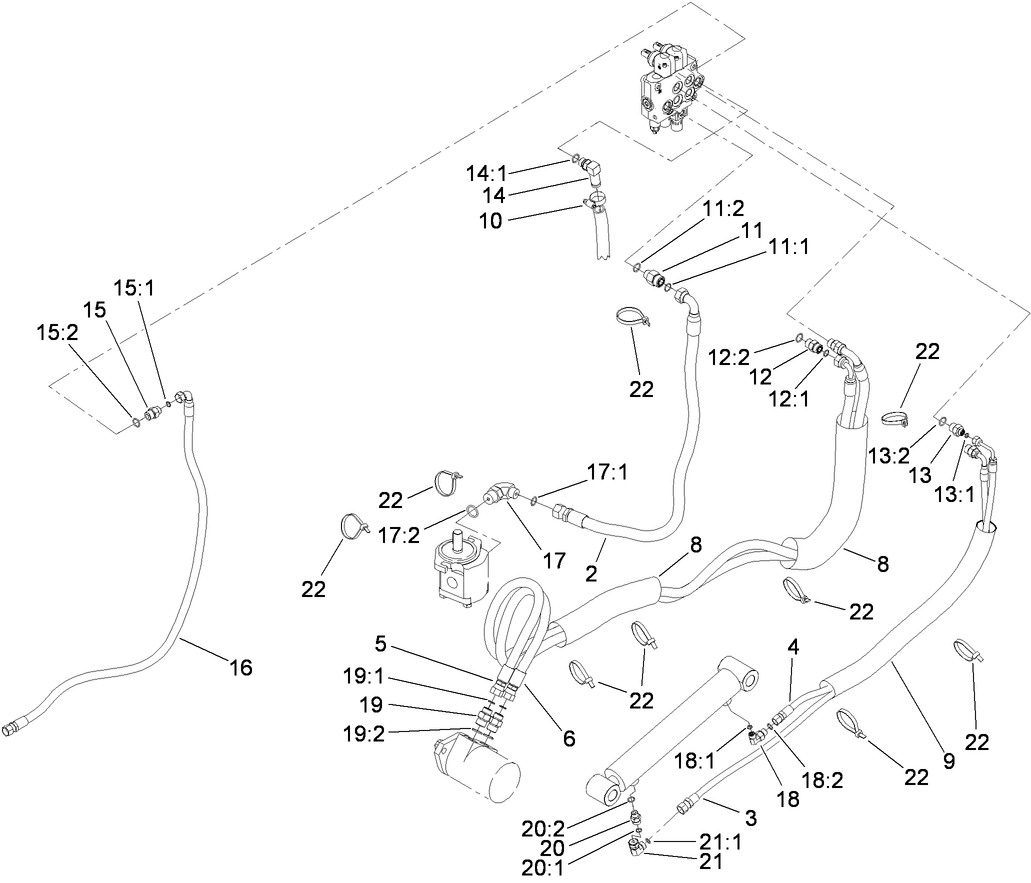 Hydraulic Routing Assembly