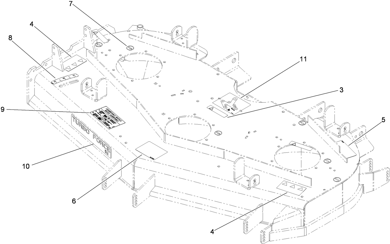 Deck Decal Assembly No. 114-4487