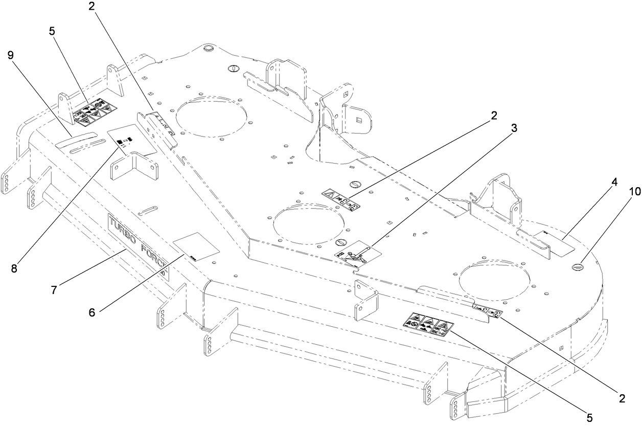 Deck Decal Assembly No. 117-3800