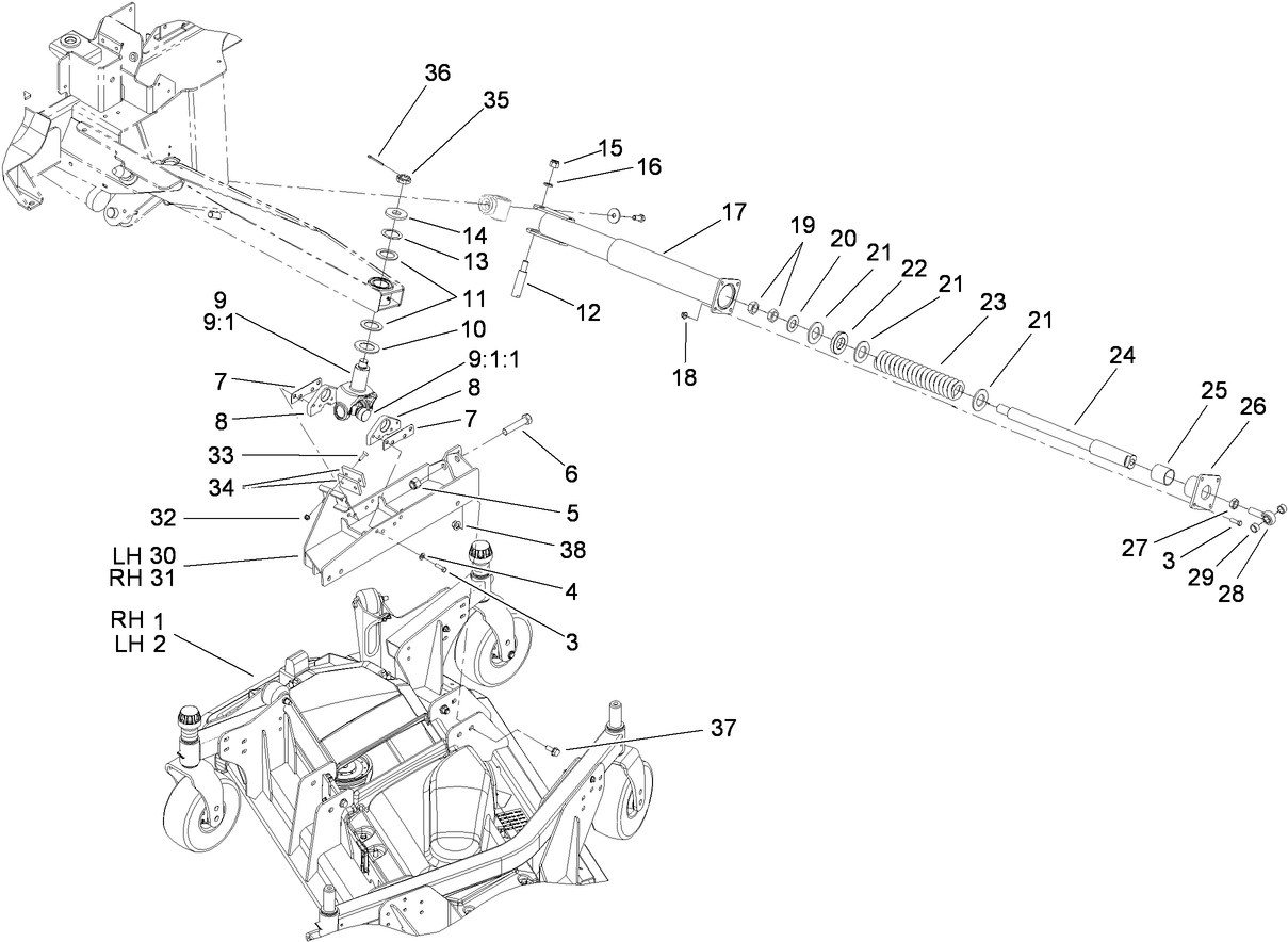 Wing Connection and Impact Arm Assembly