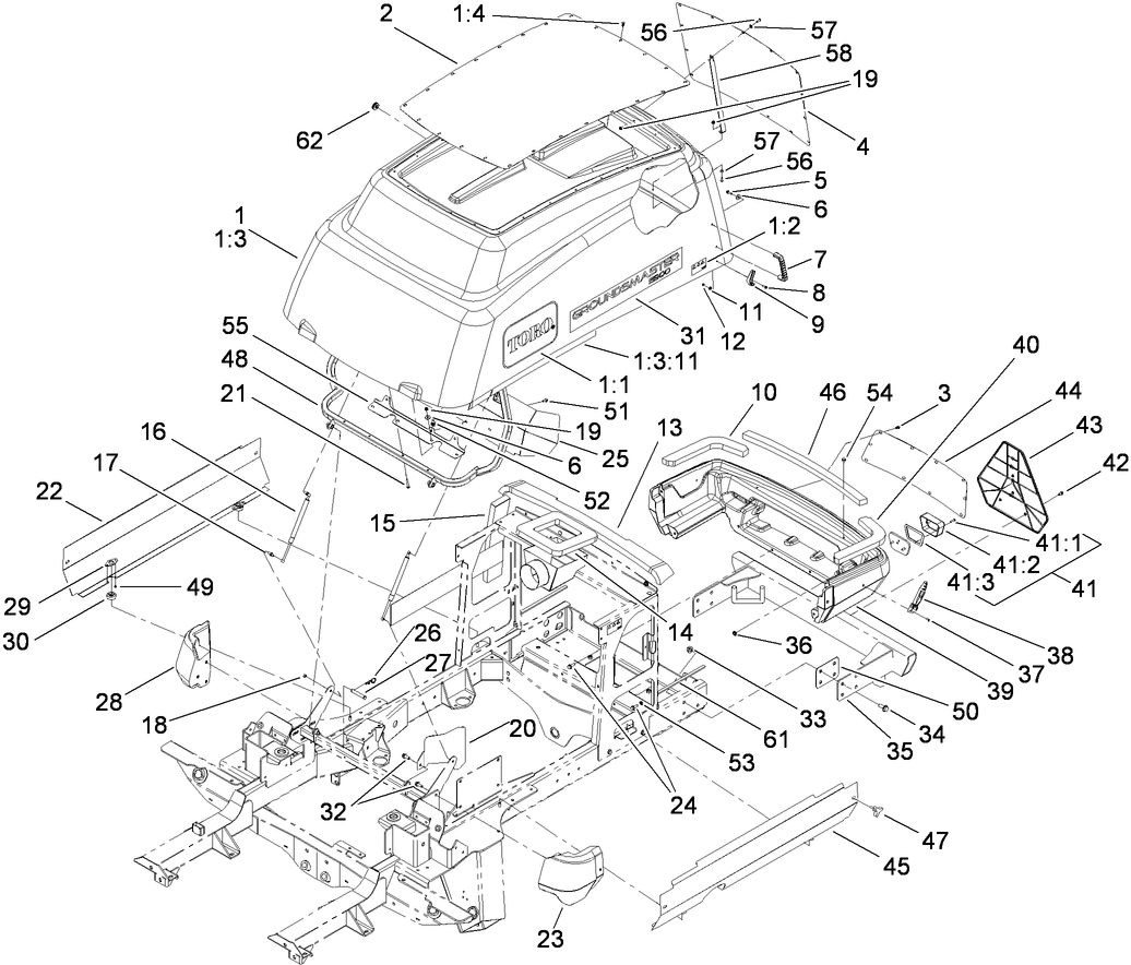 Hood and Bumper Assembly