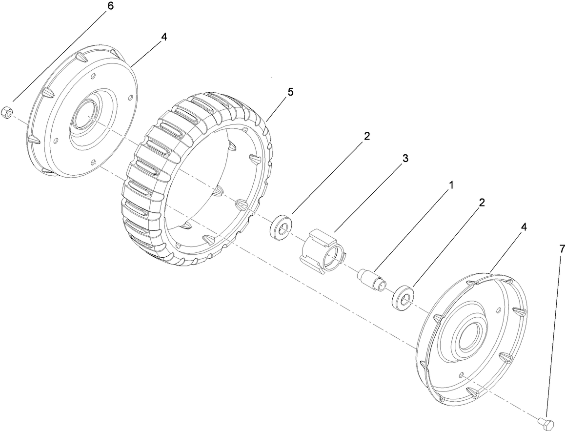 Wheel Assembly No. 117-5252
