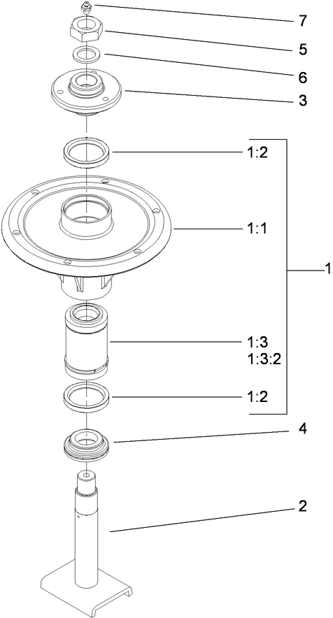 Spindle Assembly No. 112-8698