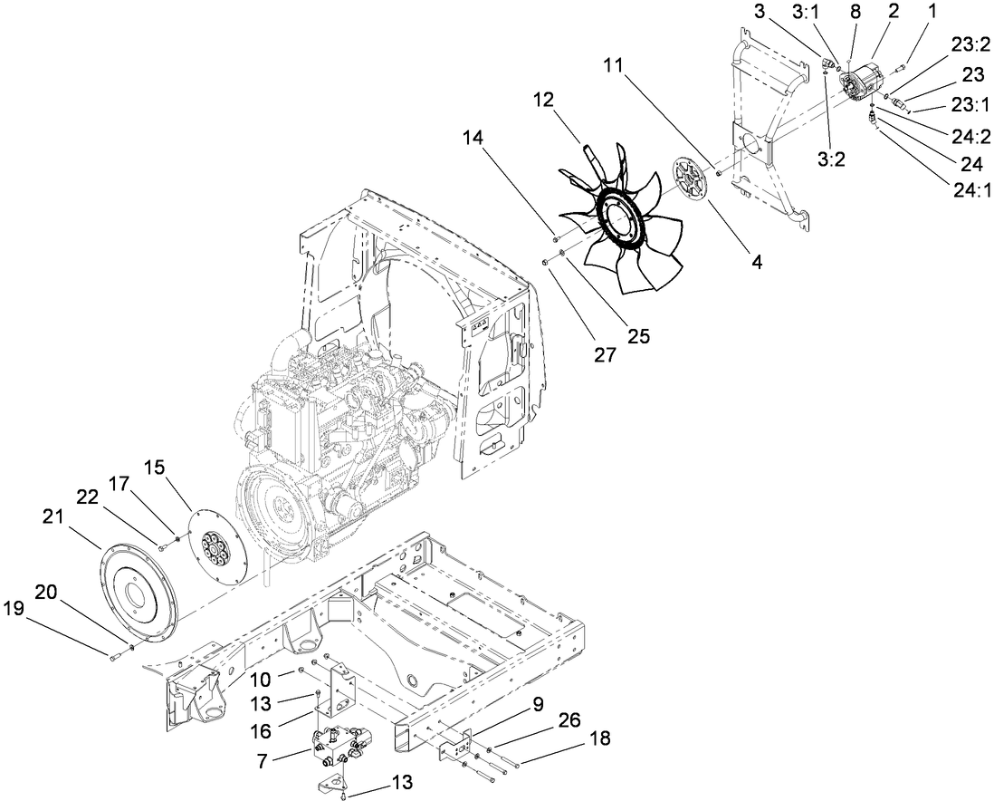 Fan and Coupling Assembly