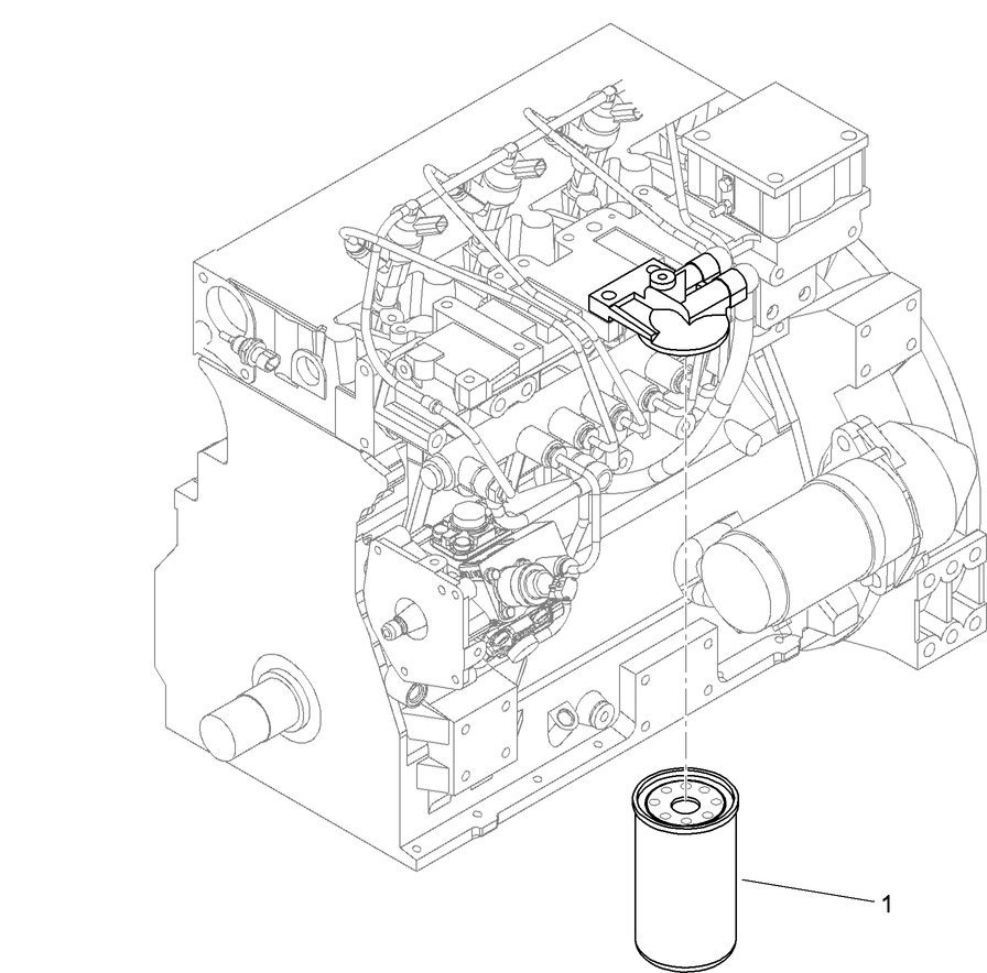 Engine Fuel Filter Assembly