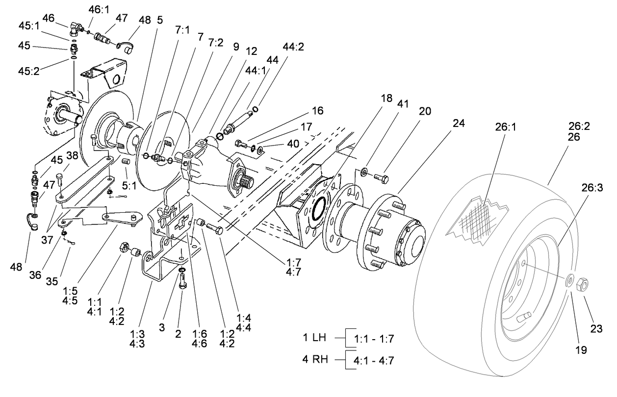 Front Wheel and Motor Assembly