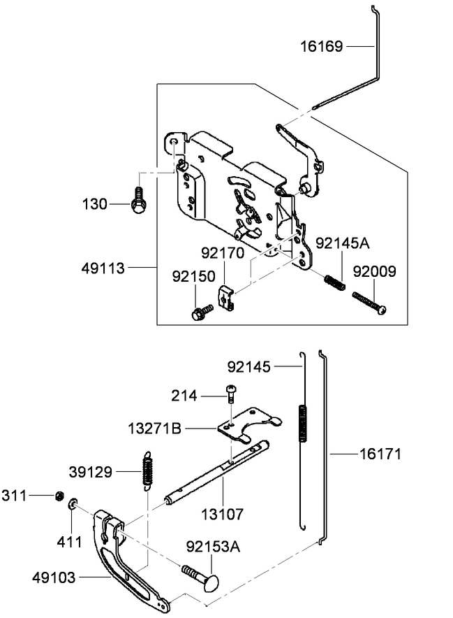 Control Equipment Assembly  Kawasaki FH430V-CS25