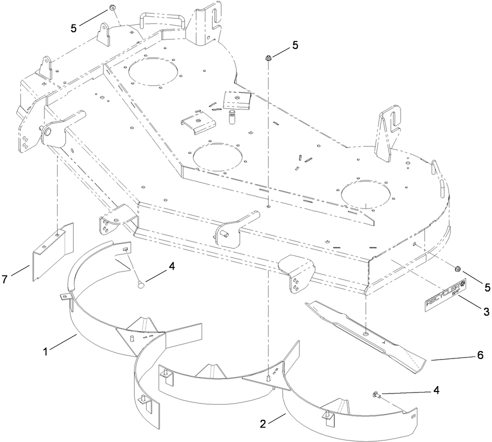 54 Inch Recycler Kit Assembly No. 117-5313