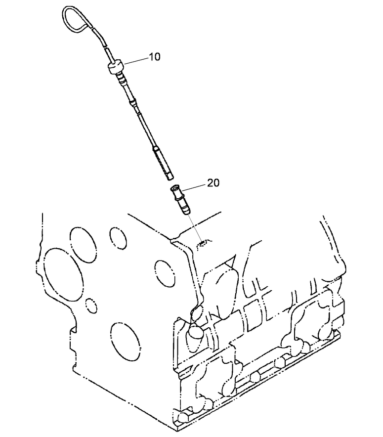 Dipstick and Guide Assembly