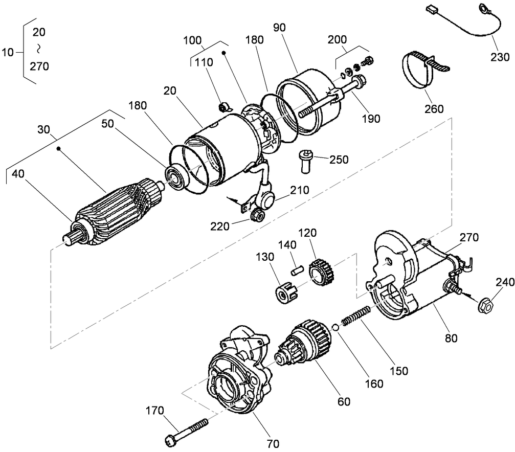 Starter (Component Part) Assembly