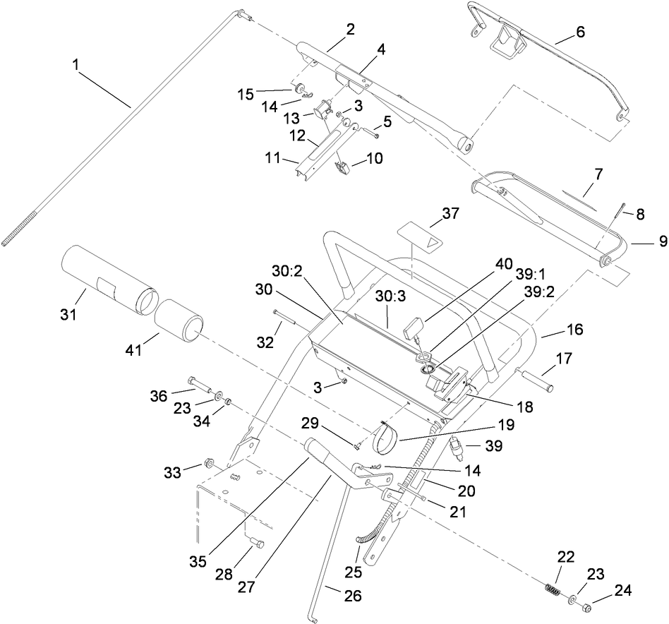Handle and Control Assembly