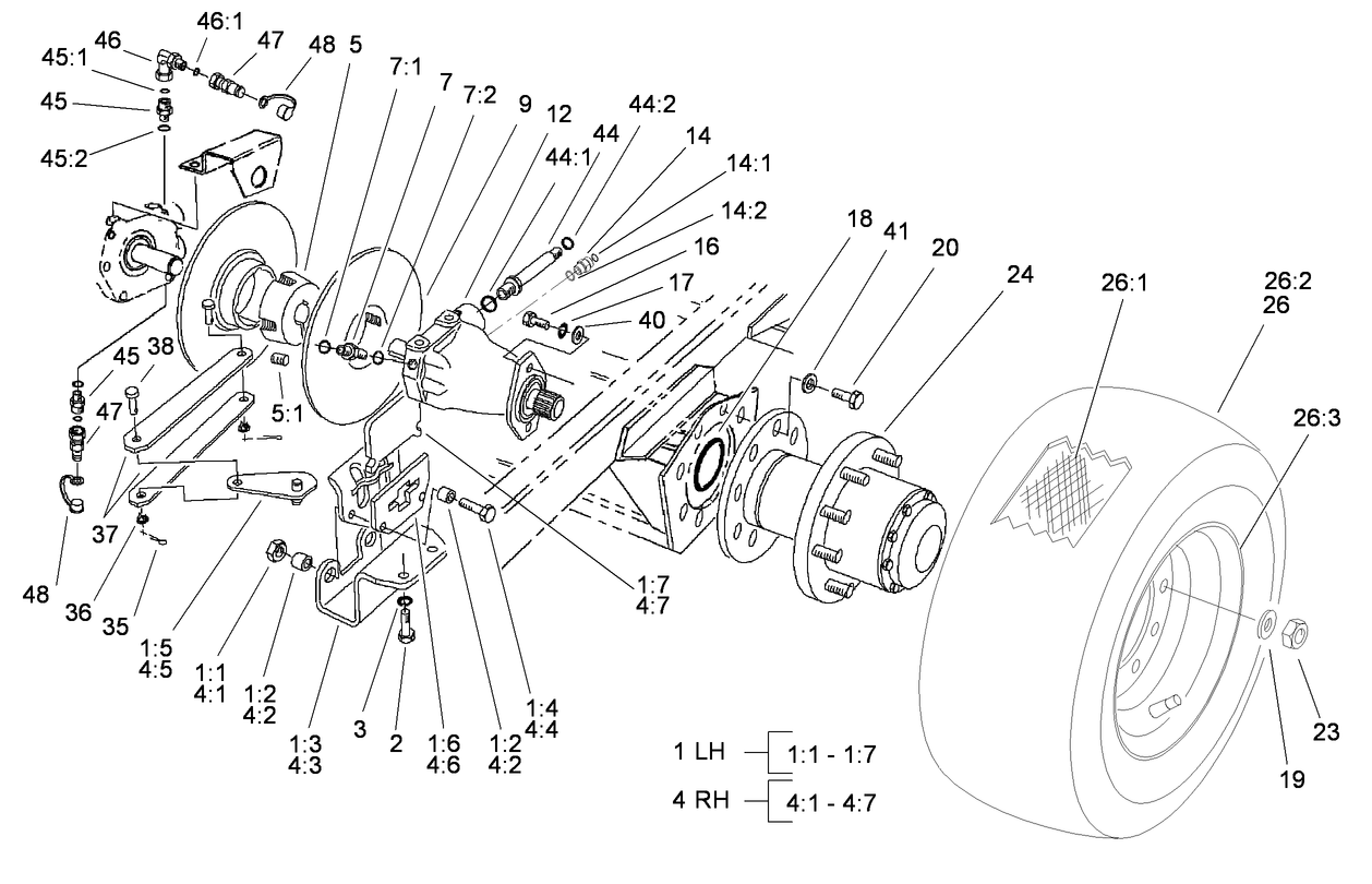 Front Wheel and Motor Assembly