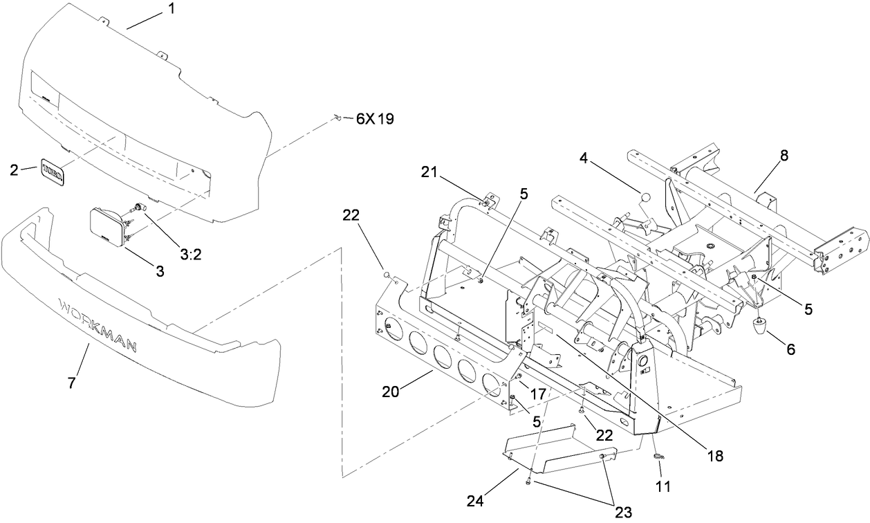 Hood and Bumper Assembly