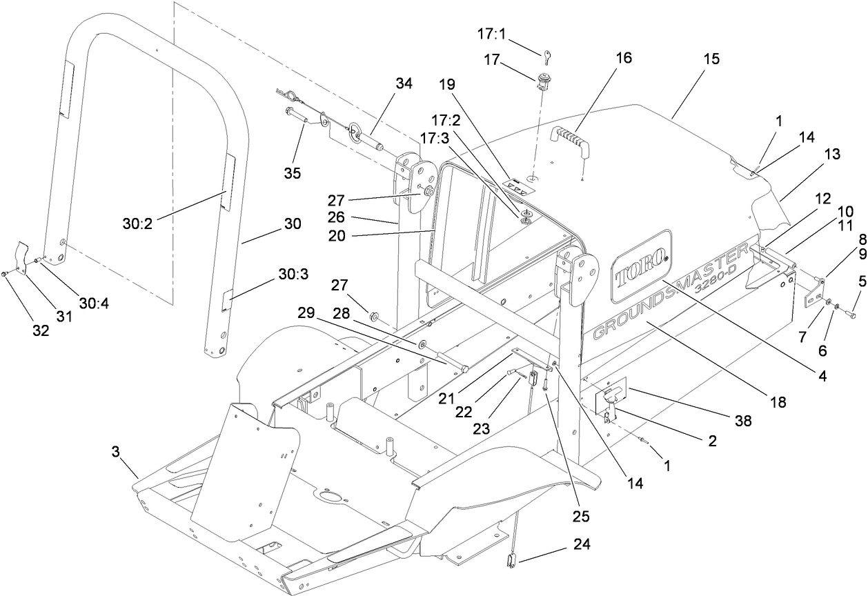 Frame and Hood Assembly