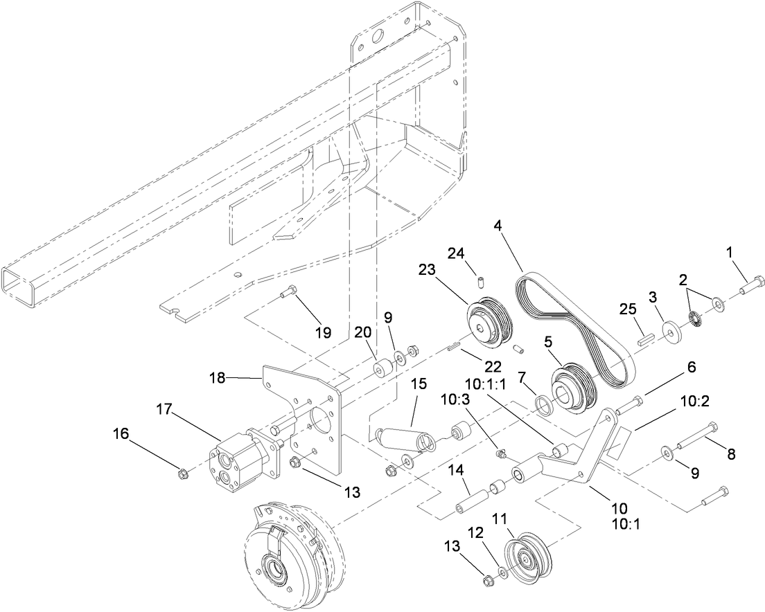 Cooling Pump Drive Assembly