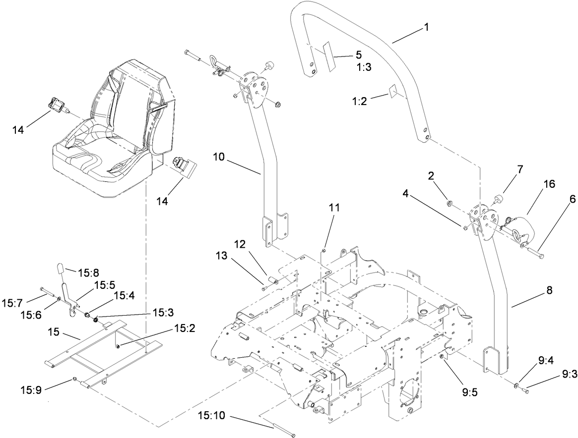 Roll-Over Protection System Assembly No. 117-3866