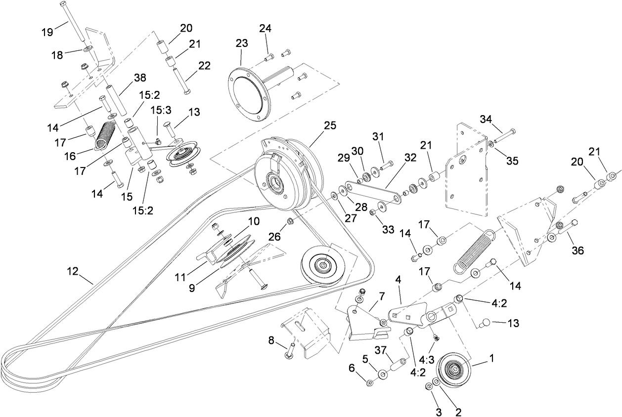 Deck Belt Drive Assembly