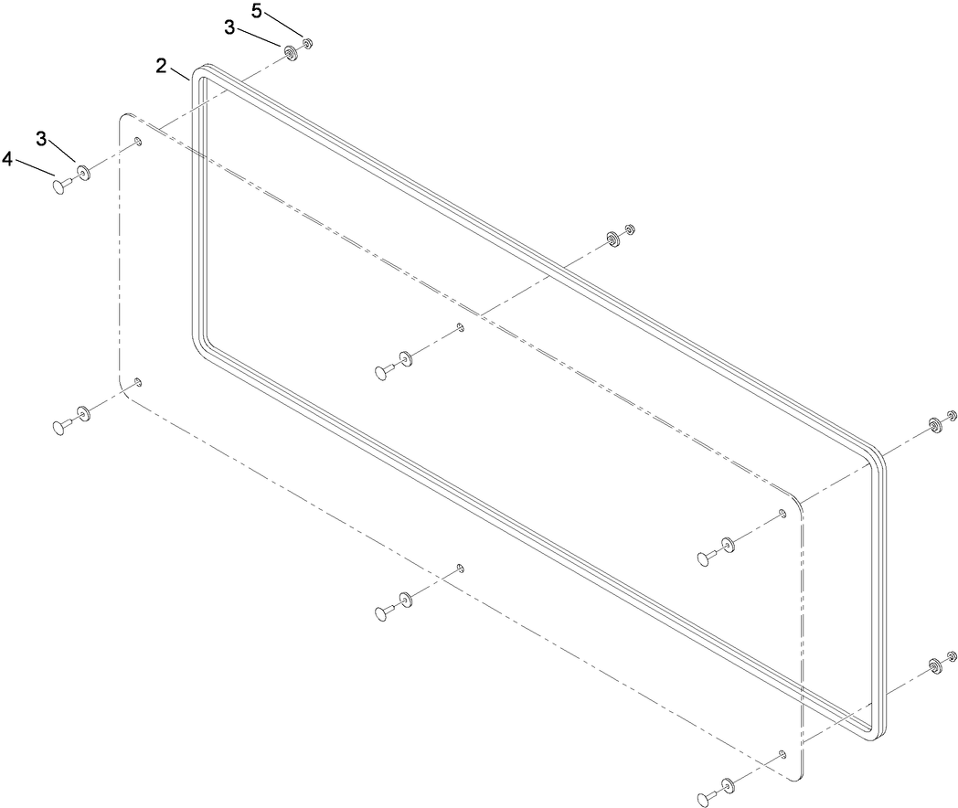 Rear Window Assembly No. 117-5019