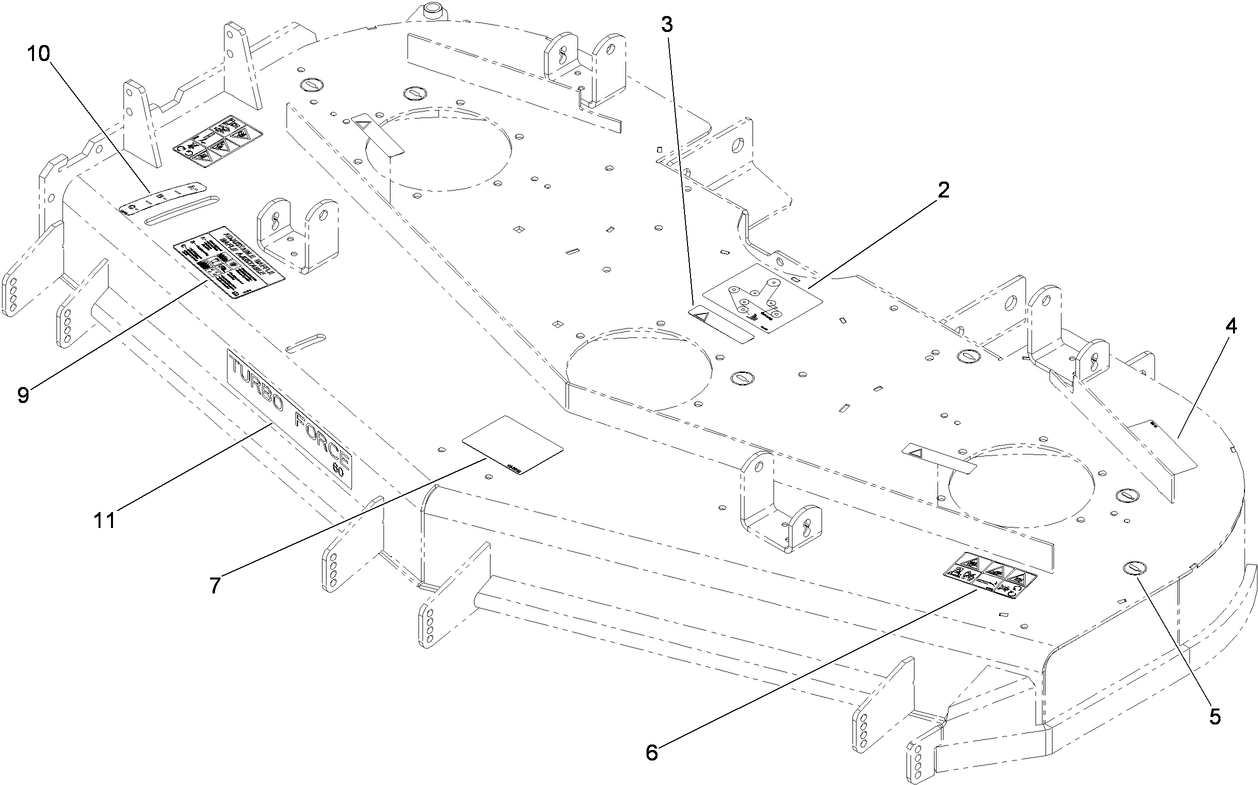 Deck Decal Assembly No. 114-4489