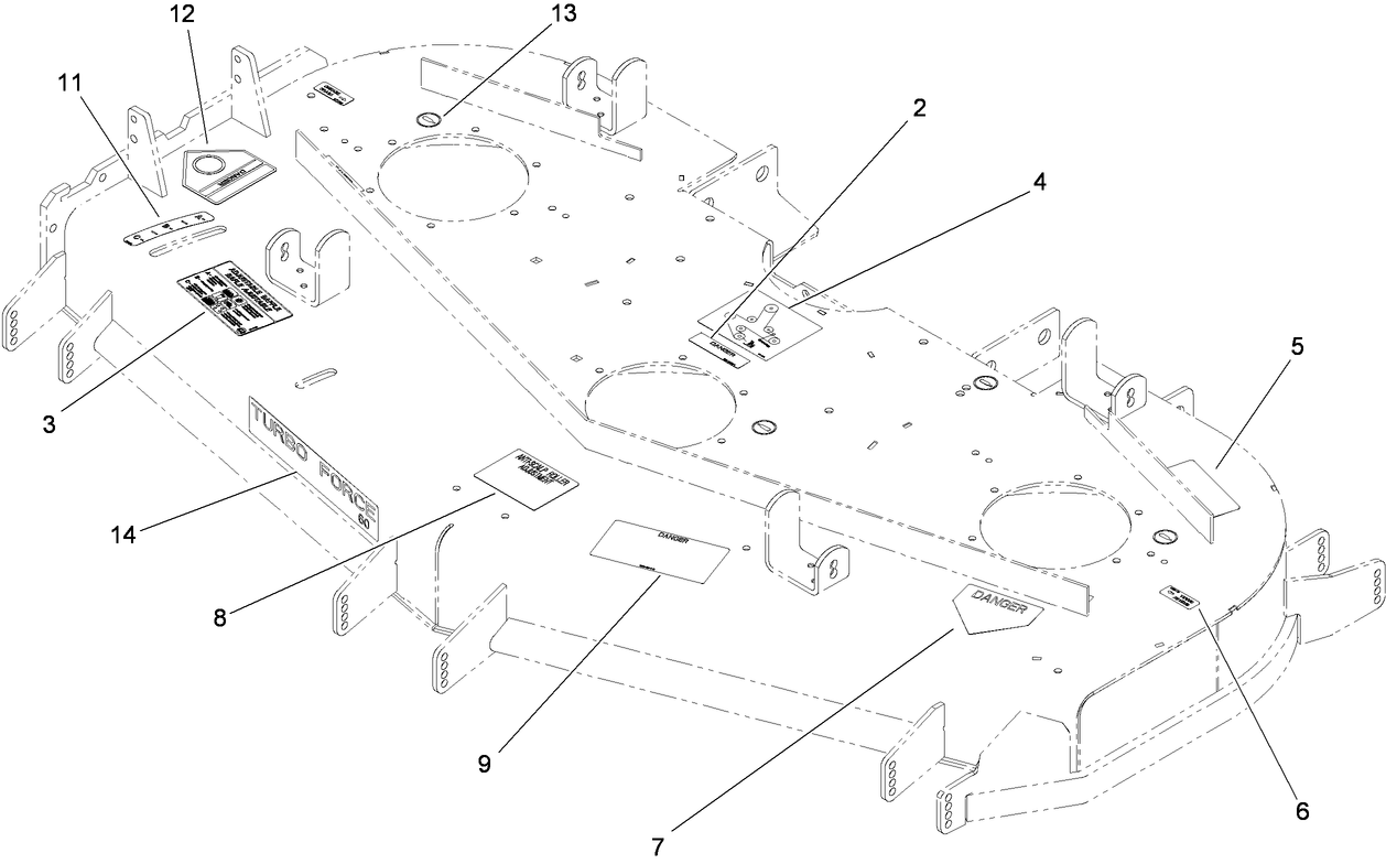 Deck Decal Assembly No. 114-4478