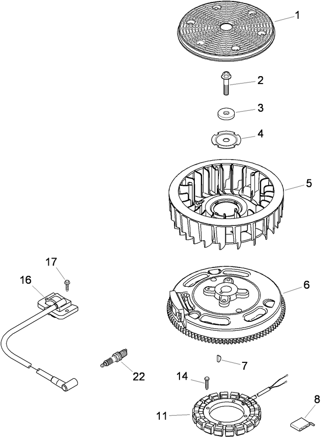 Ignition and Electrical Assembly  Kohler SV710-0031
