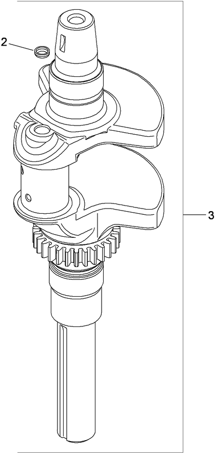 Crankshaft Assembly  Kohler SV720-0040
