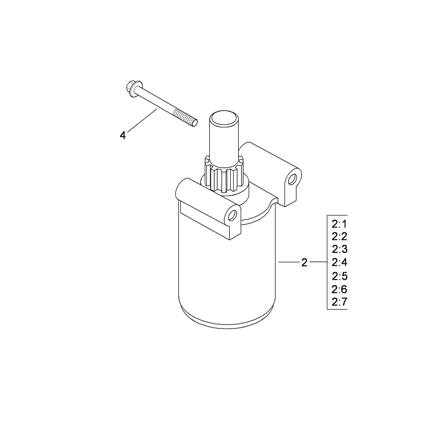 Starter Assembly  Kohler SV720-0040