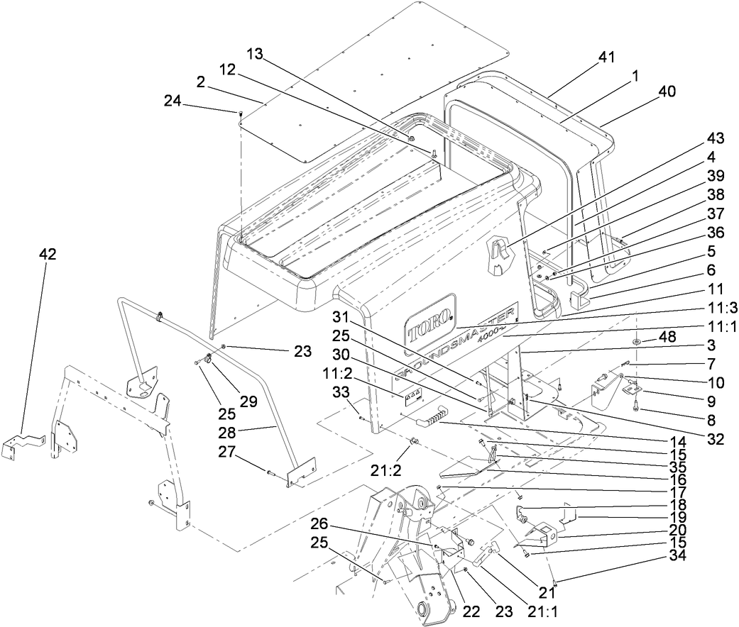 Hood and Screen Assembly