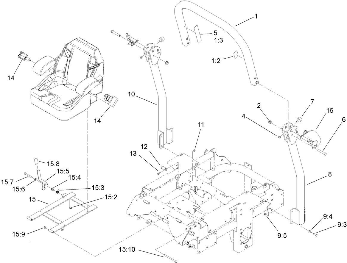 Roll-Over Protection System Assembly No. 117-3866