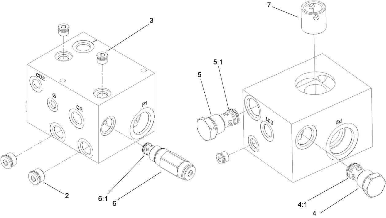 Hydraulic Filter Manifold Assembly No. 114-8129