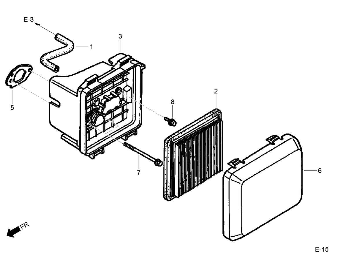 Air Cleaner Assembly  Honda GCV160A NBL1