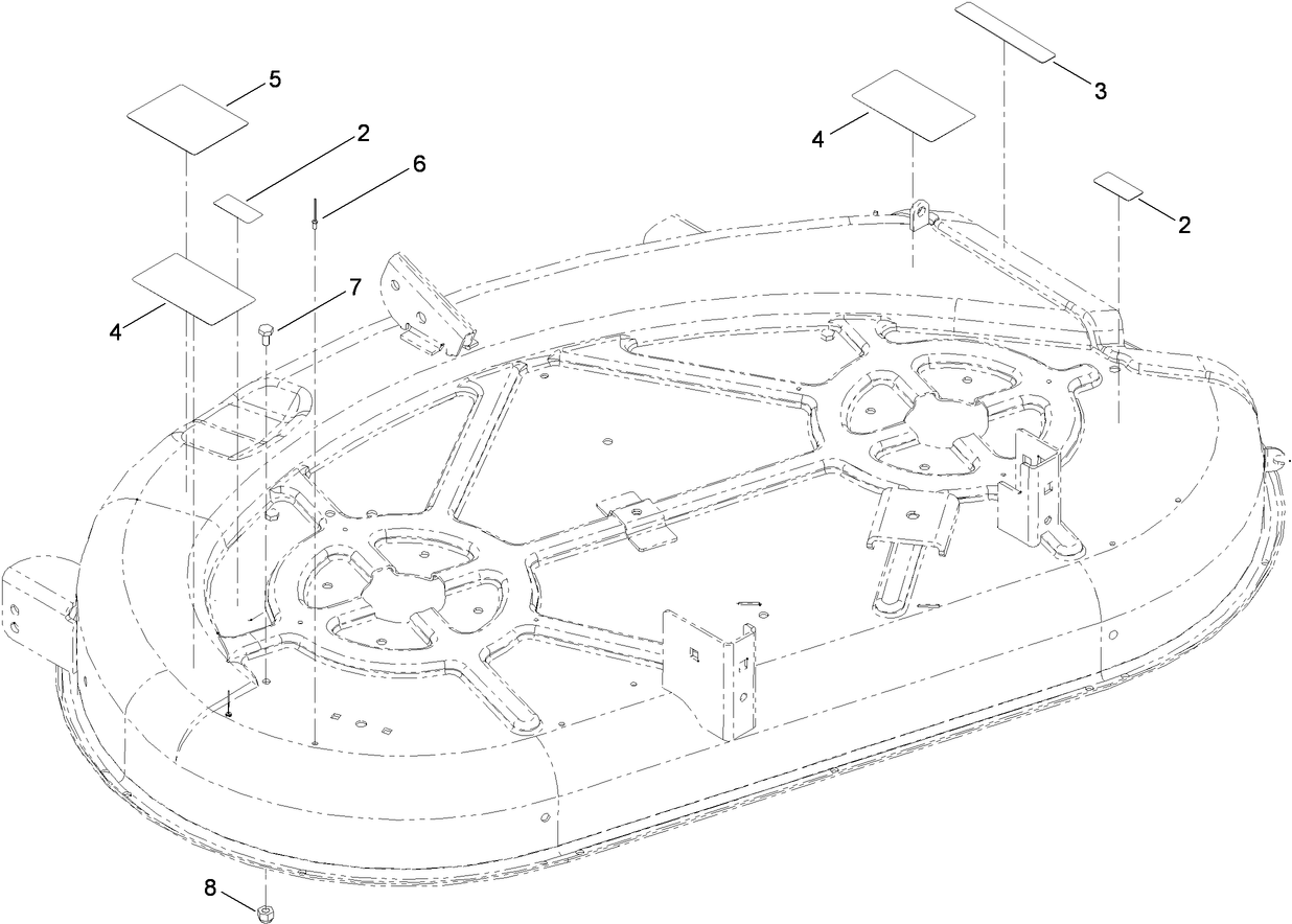 42 Inch Deck Assembly No. 117-1290