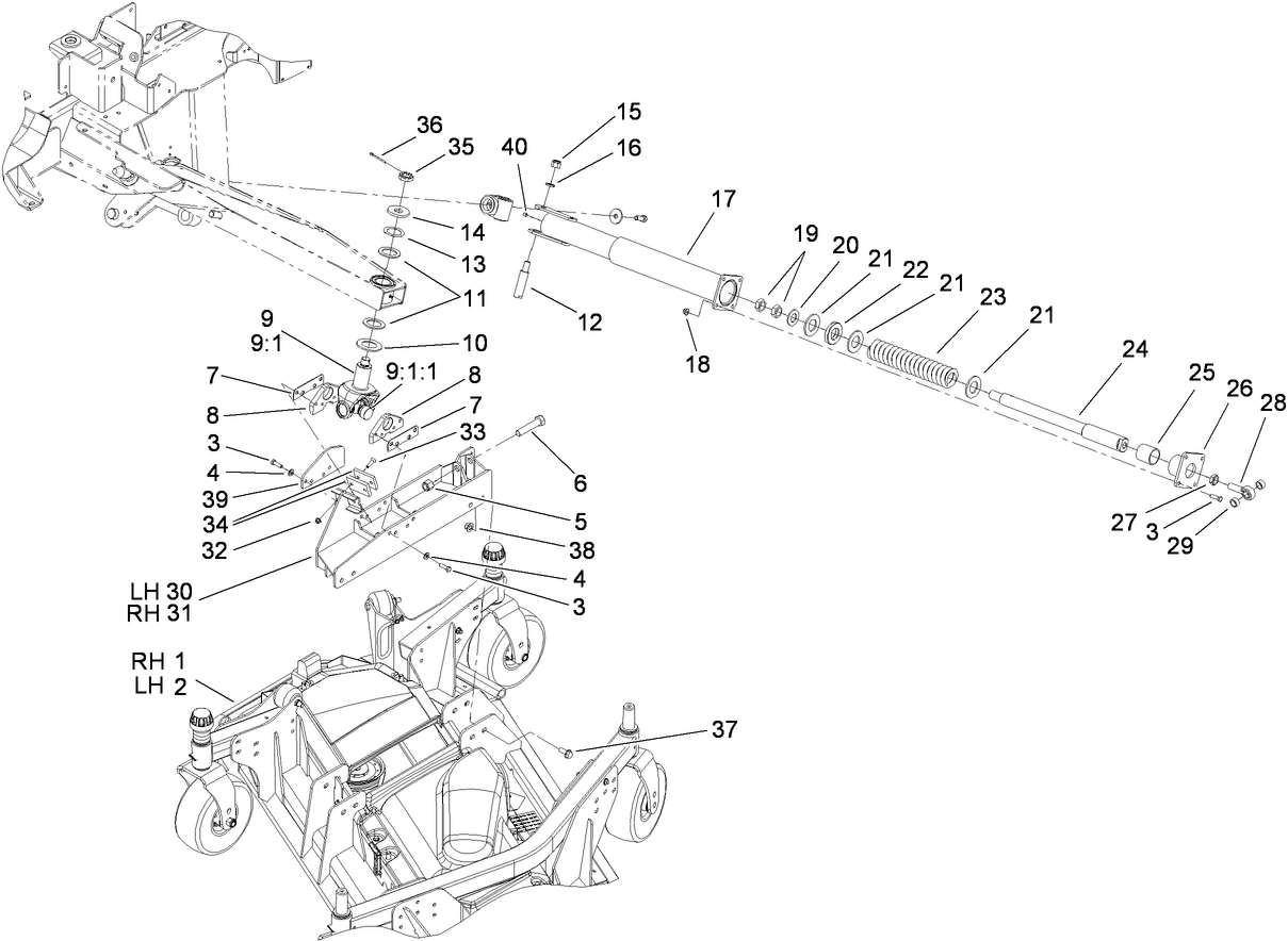 Wing Connection and Impact Arm Assembly