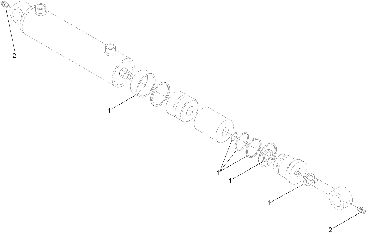Hydraulic Cylinder Assembly No. 115-8933