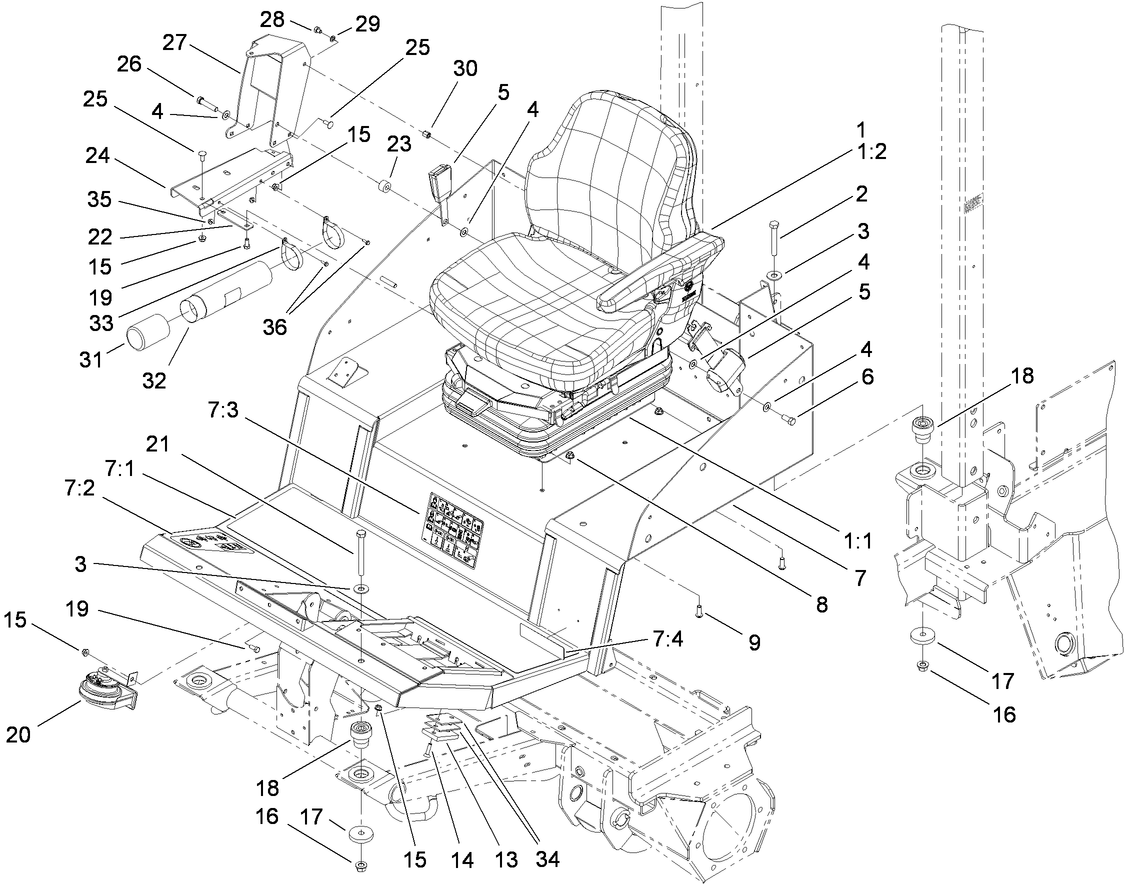 Seat and Platform Assembly