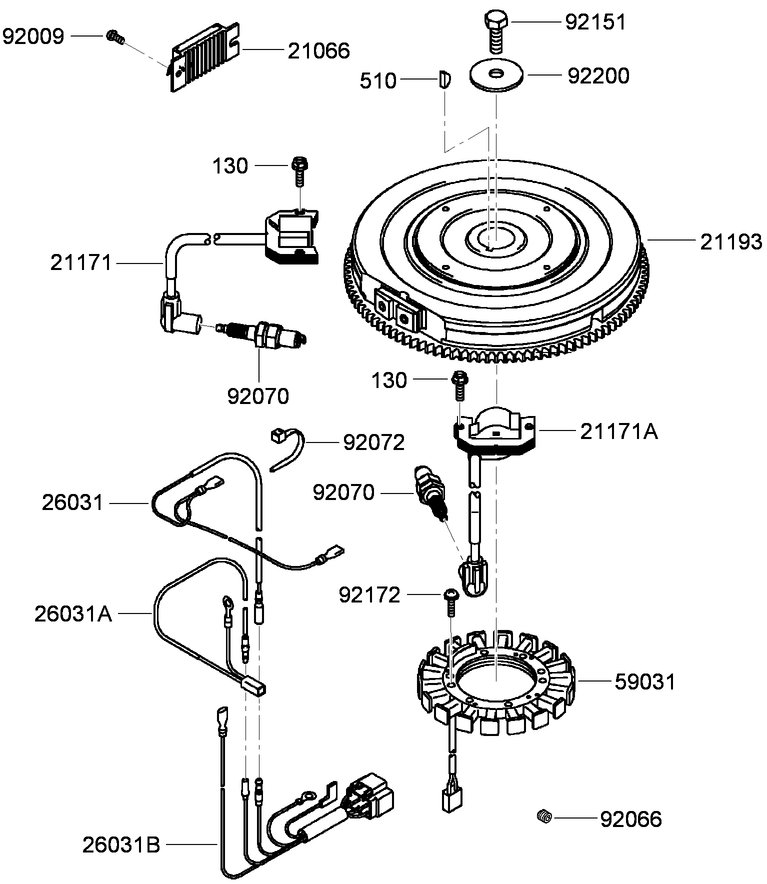 Electric Equipment Assembly  Kawasaki FX921V-AS04