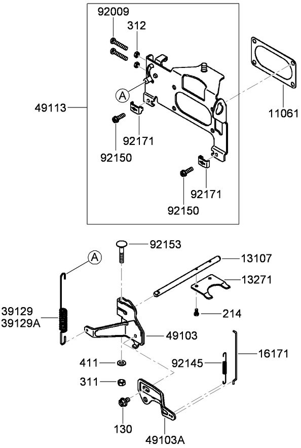 Control Equipment Assembly  Kawasaki FX921V-AS04