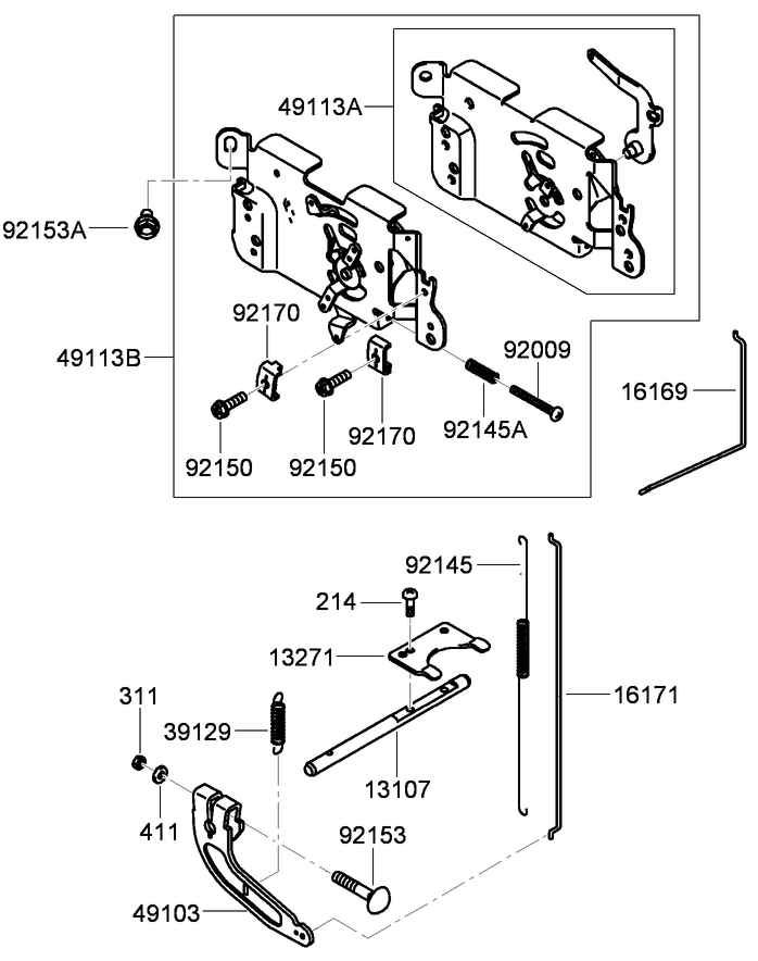 Control Equipment Assembly  Kawasaki FH430V-ES28
