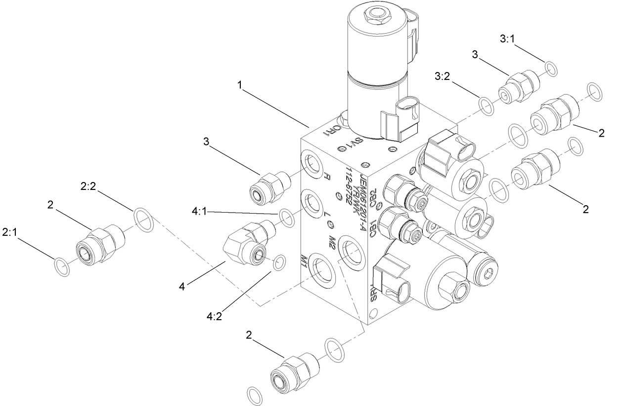 Hydraulic Manifold Block Assembly