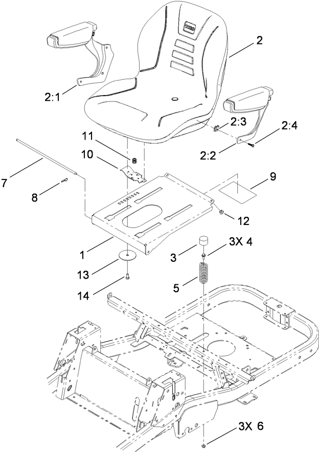 Parts – TITAN ZX5000 Zero-Turn-Radius Riding Mower | Toro