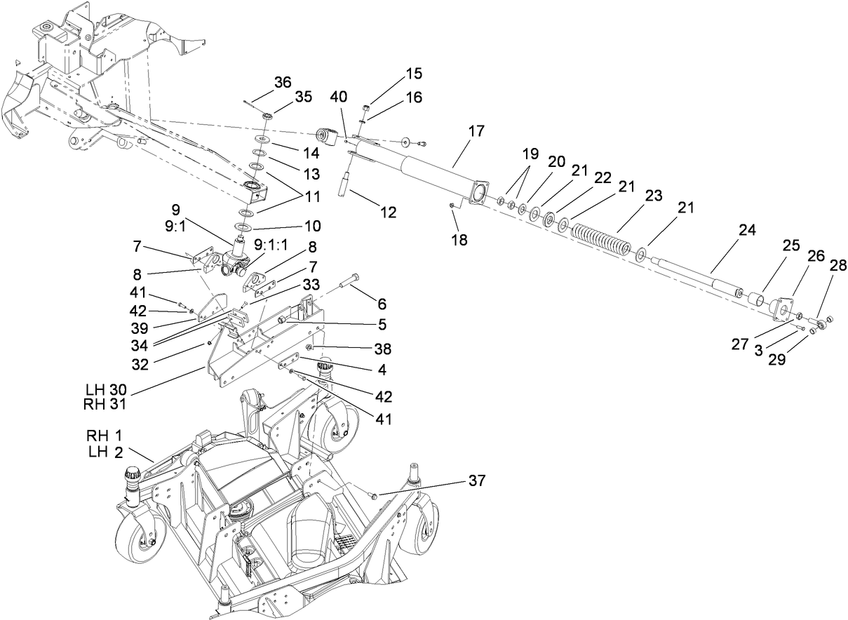 Wing Connection and Impact Arm Assembly