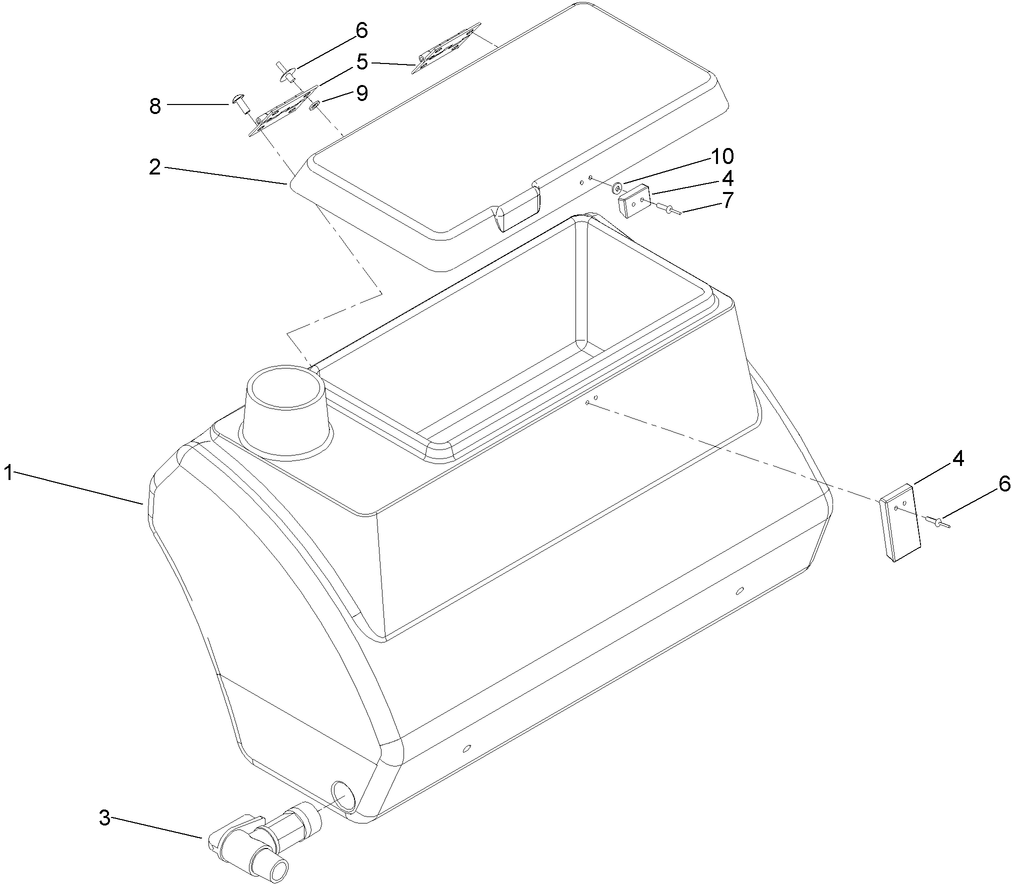 Fresh Water Tank Assembly No. 100-8438