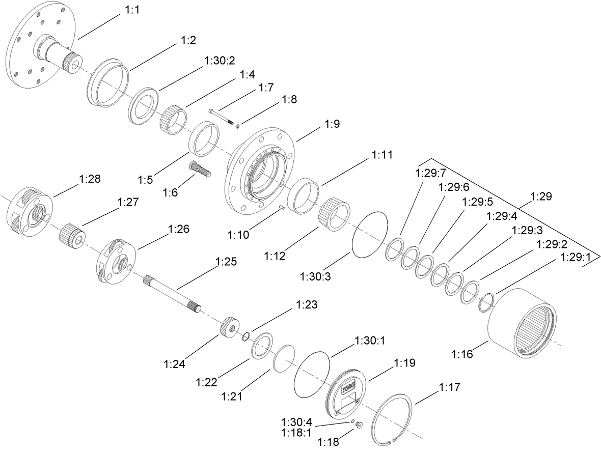 Planetary Assembly No. 105-4500-03