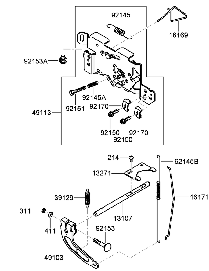 Control Equipment Assembly  Kawasaki FH680V-GS13