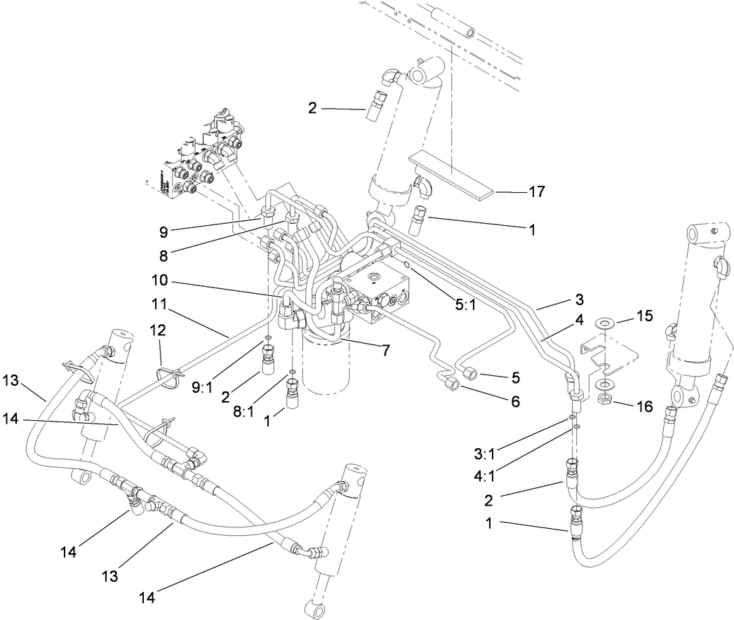 Lift Arm Hydraulic Assembly