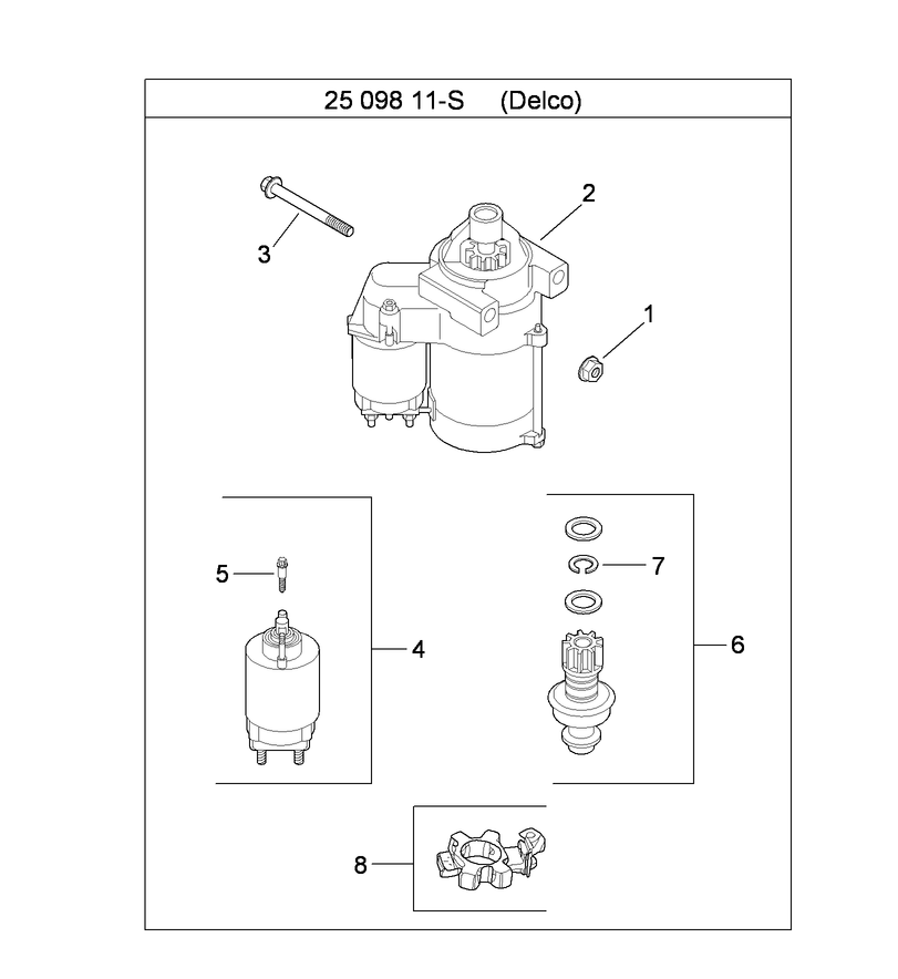 Starter Assembly  Kohler CH680-3025A