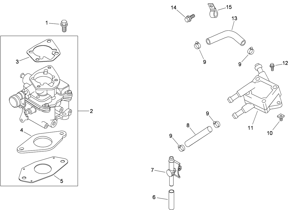 Fuel System Assembly  Kohler CH680-3025A